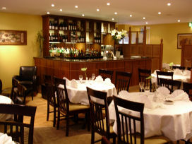 Inside the restaurant